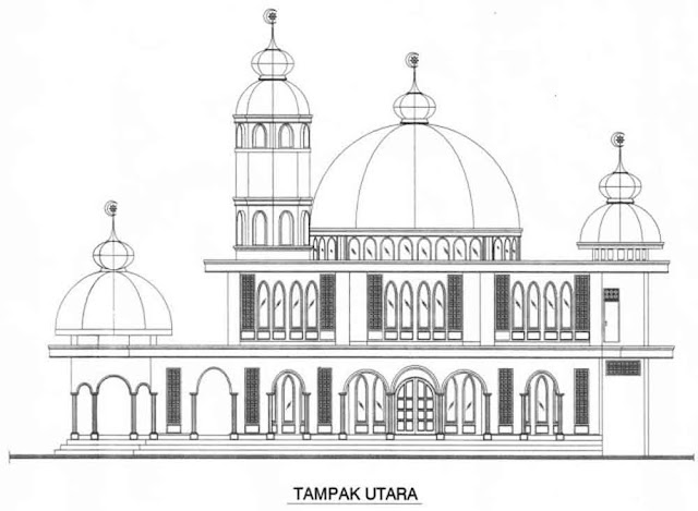 Detail Sketsa Gambar Masjid Sederhana Nomer 19