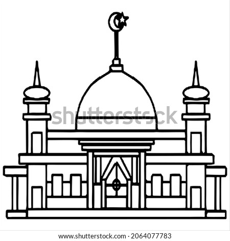 Detail Sketsa Gambar Masjid Sederhana Nomer 54