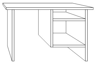 Detail Sketsa Gambar Meja Nomer 7
