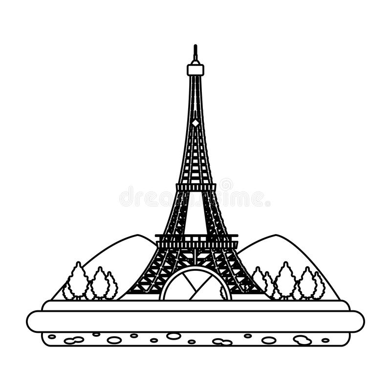 Detail Sketsa Gambar Menara Eiffel Nomer 44