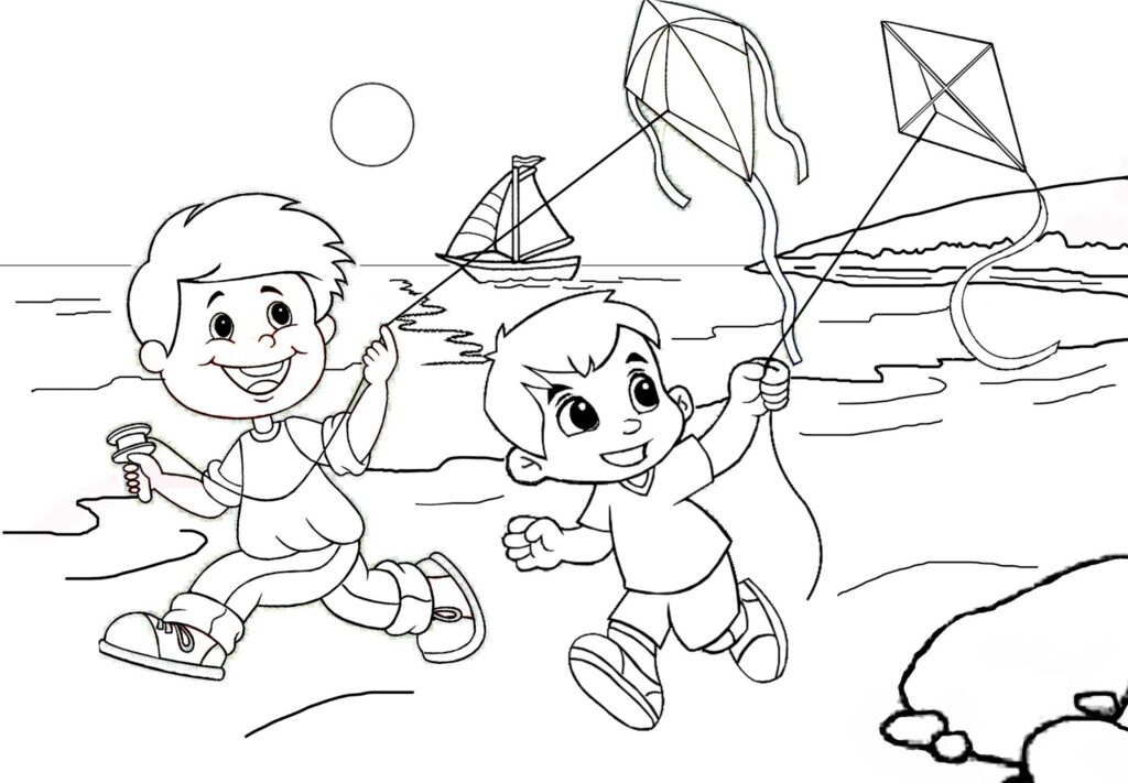Detail sketsa gambar mewarnai anak koleksi nomer 12