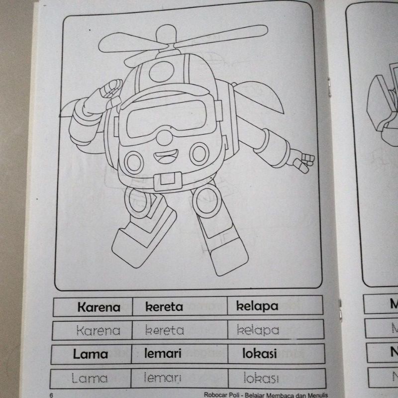 Detail Sketsa Gambar Mewarnai Robocar Poli Nomer 52