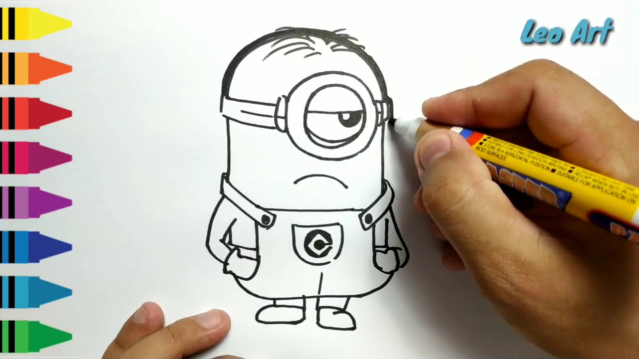 Detail Sketsa Gambar Minion Nomer 20