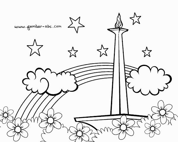 Detail Sketsa Gambar Monas Nomer 39