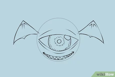 Detail Sketsa Gambar Monster Nomer 17