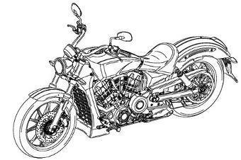 Detail Sketsa Gambar Motor Nomer 16