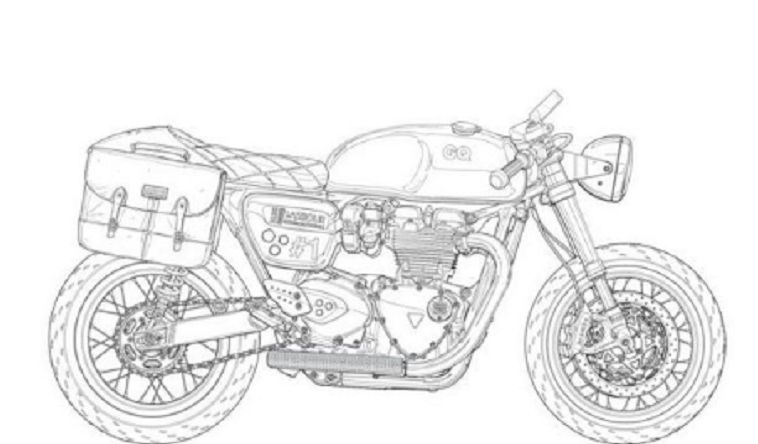 Detail Sketsa Gambar Motor Nomer 17