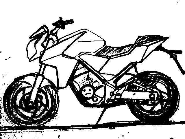 Detail Sketsa Gambar Motor Nomer 9