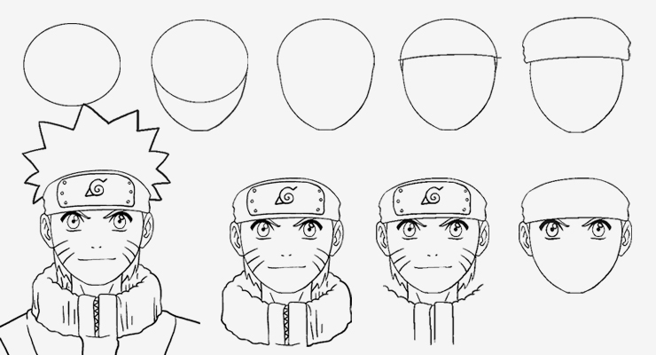 Detail Sketsa Gambar Naruto Nomer 12