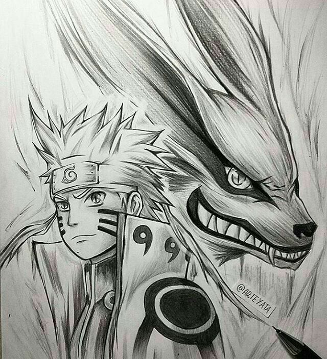 Detail Sketsa Gambar Naruto Nomer 28