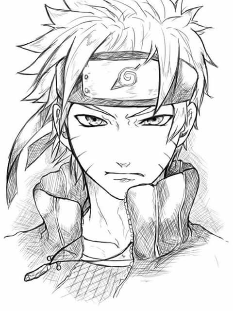 Detail Sketsa Gambar Naruto Nomer 9