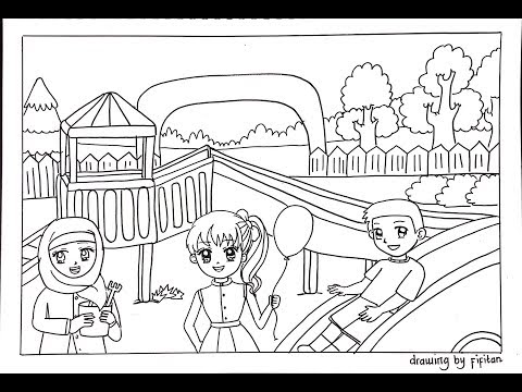 Detail Sketsa Gambar Orang Cleaning Service Sekolah Kartun Nomer 5