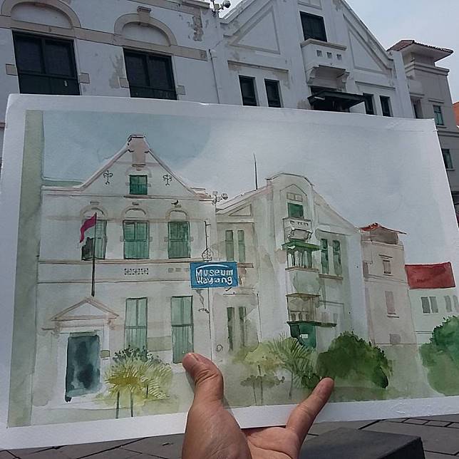 Detail Sketsa Gambar Pemandangan Kota Nomer 55