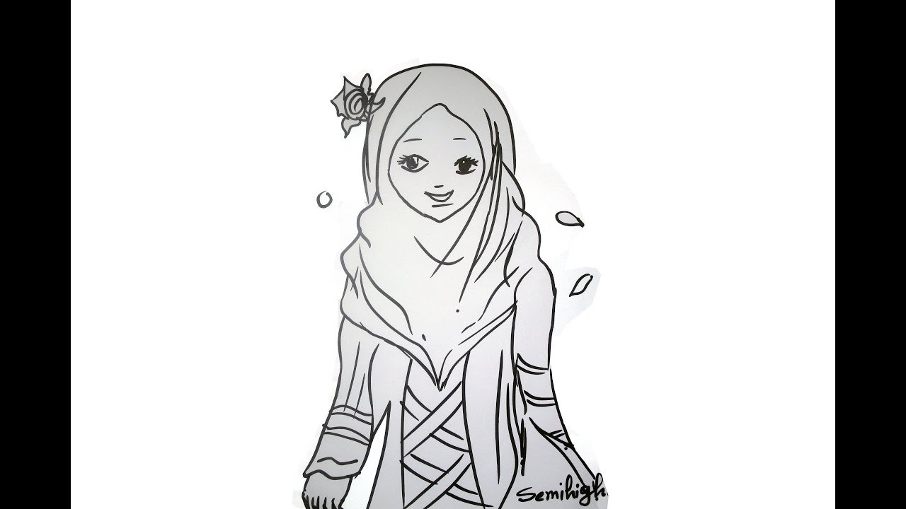 Detail Sketsa Gambar Perempuan Nomer 46