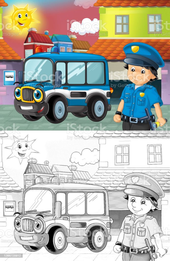 Detail Sketsa Gambar Polisi Nomer 15