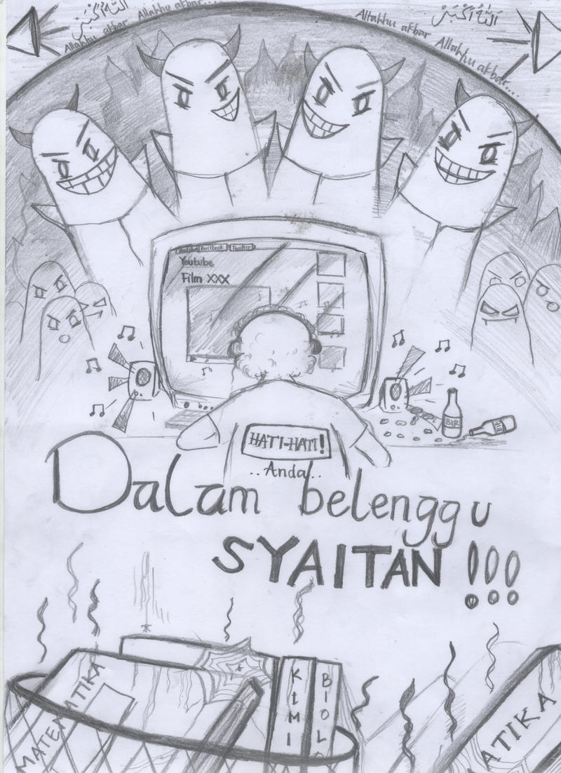 Detail Sketsa Gambar Poster Nomer 14