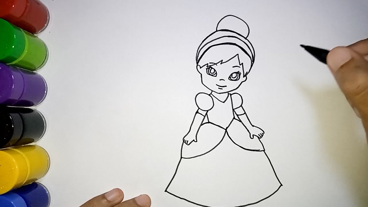 Detail Sketsa Gambar Princess Nomer 21