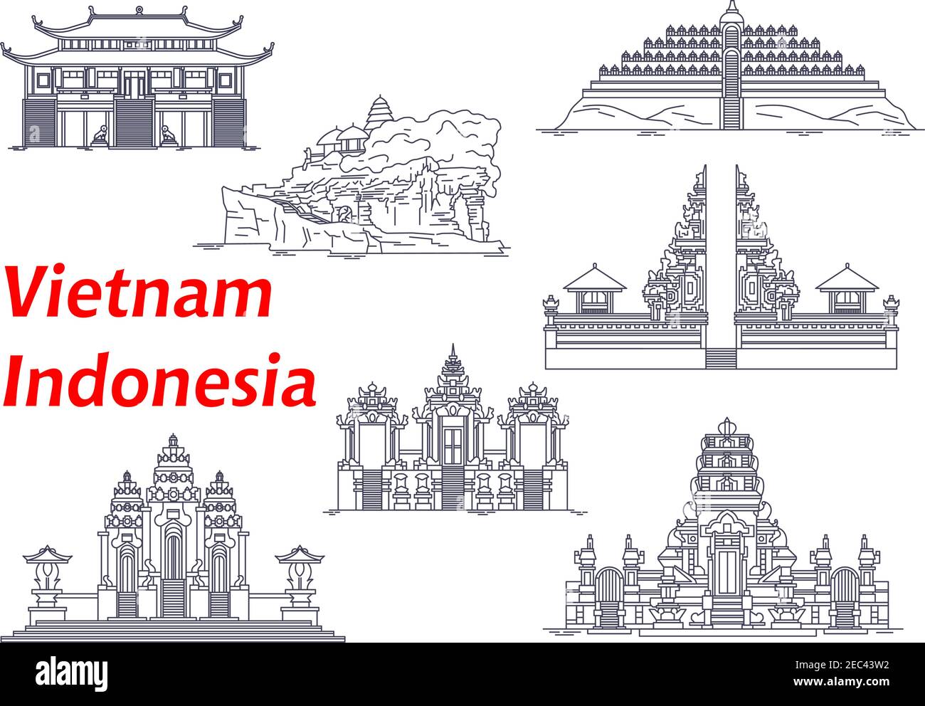 Detail Sketsa Gambar Pura Nomer 21