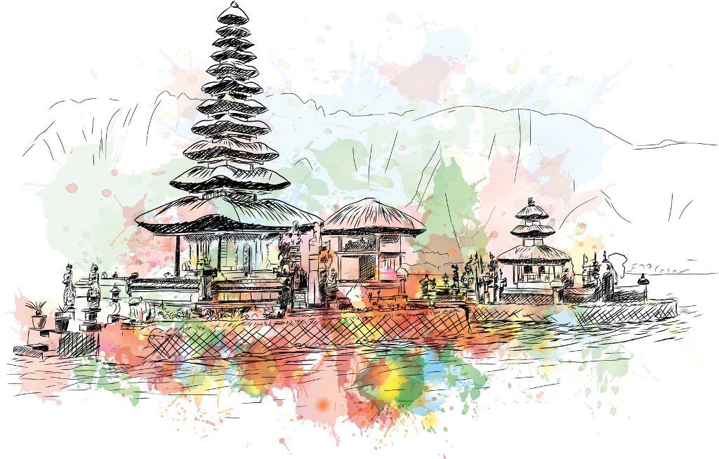 Detail Sketsa Gambar Pura Nomer 24