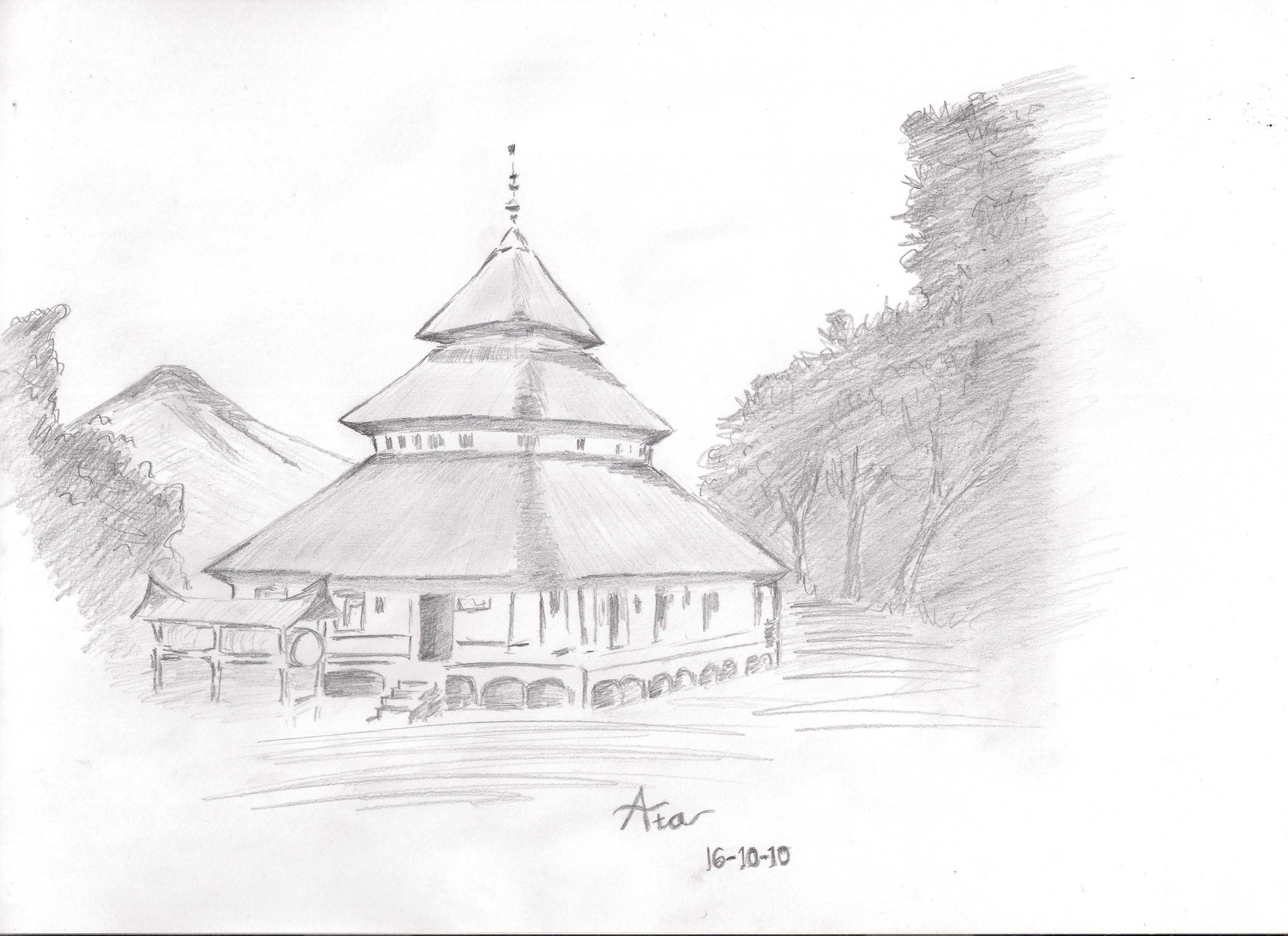 Detail Sketsa Gambar Pura Nomer 31