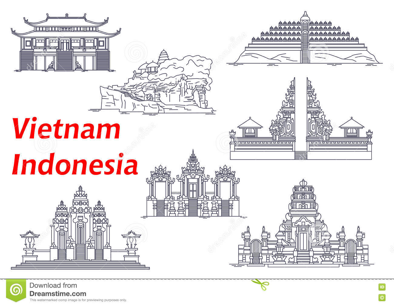 Detail Sketsa Gambar Pura Nomer 37