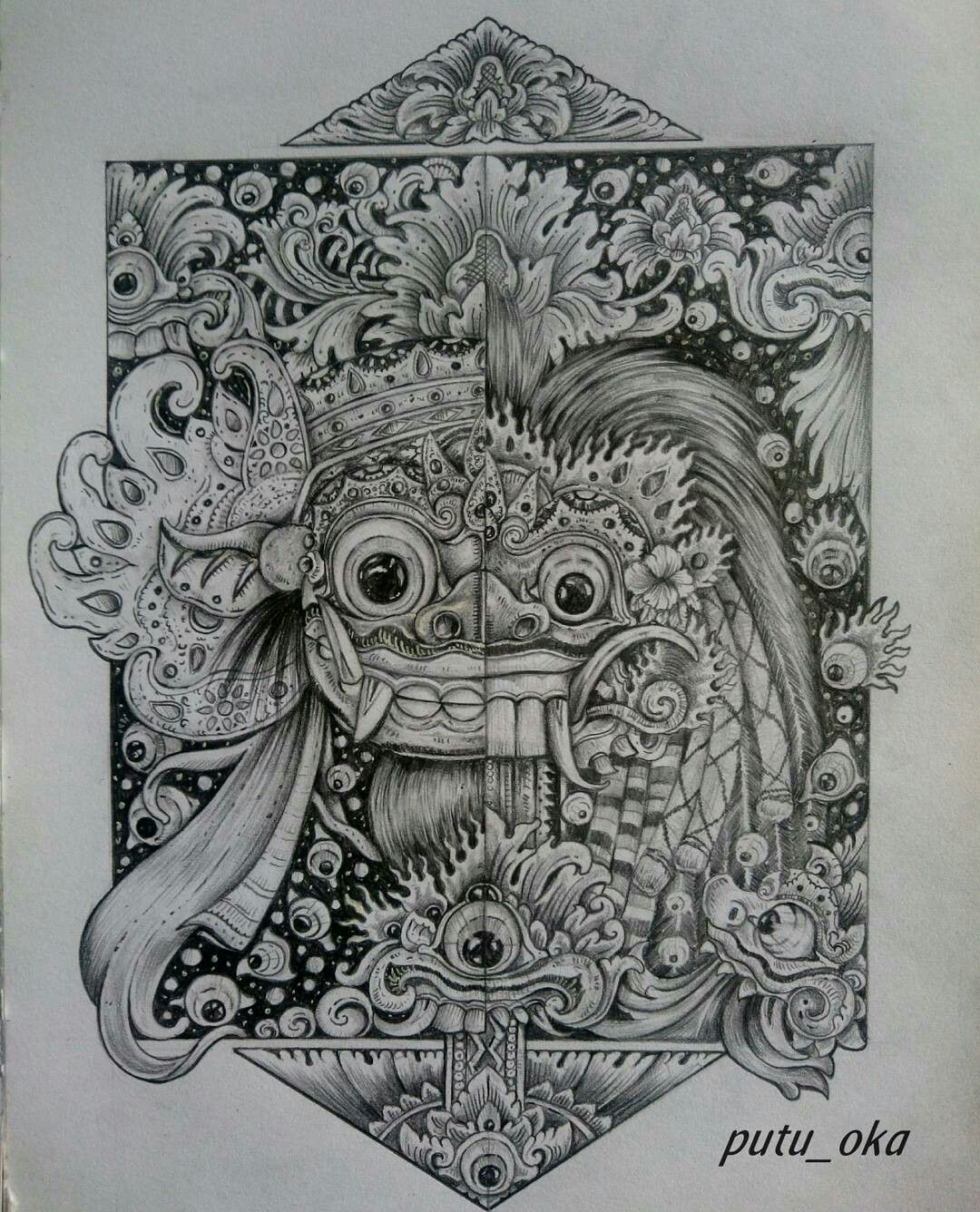 Detail Sketsa Gambar Rangda Nomer 14