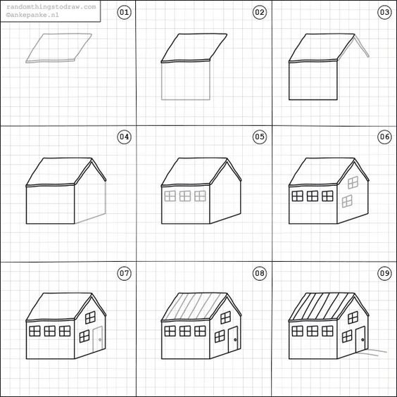 Detail Sketsa Gambar Rumah 3 Dimensi Nomer 27