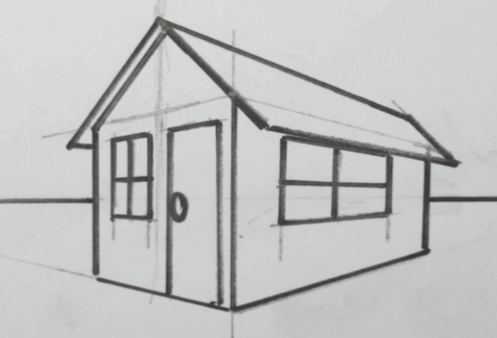 Detail Sketsa Gambar Rumah 3 Dimensi Nomer 4