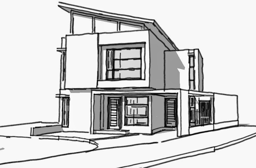 Detail Sketsa Gambar Rumah 3 Dimensi Nomer 39