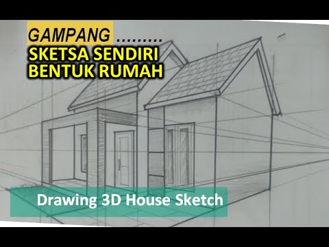 Detail Sketsa Gambar Rumah 3 Dimensi Nomer 7