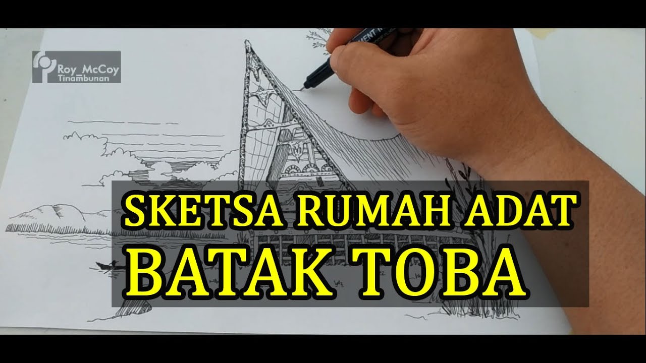 Detail Sketsa Gambar Rumah Adat Nomer 48