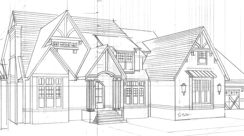 Detail Sketsa Gambar Rumah Mewah Nomer 7