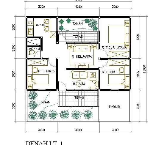 Detail Sketsa Gambar Rumah Minimalis Modern Nomer 50
