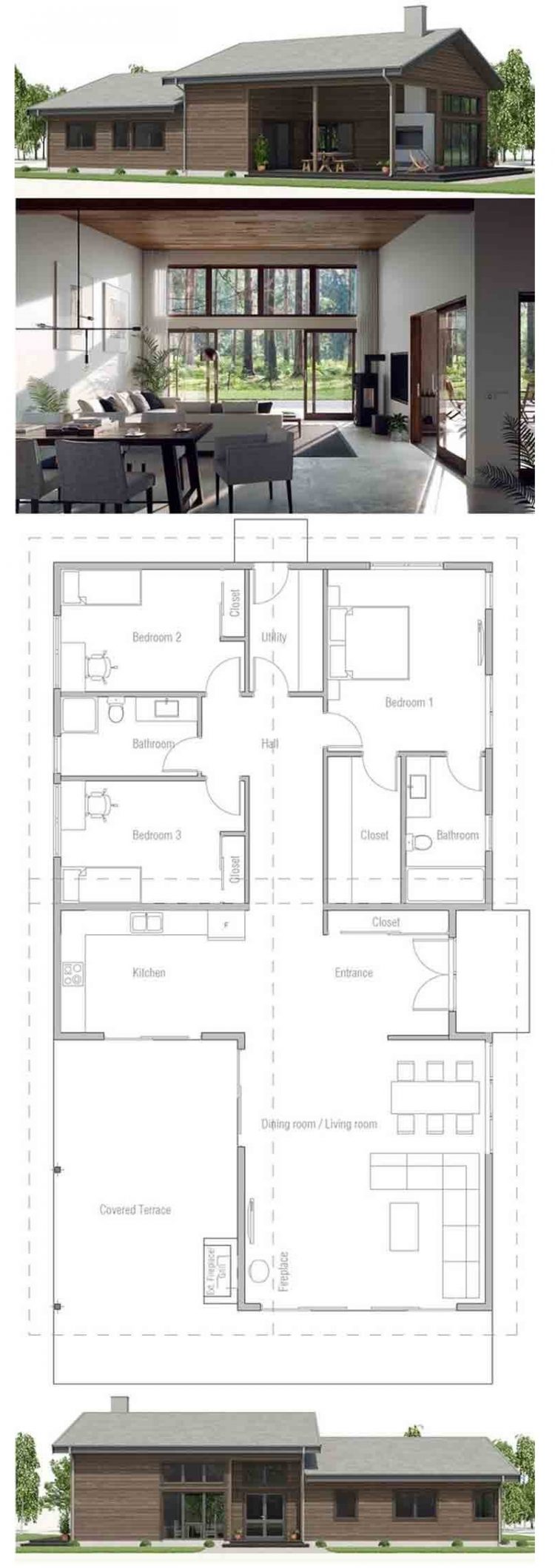 Detail Sketsa Gambar Rumah Minimalis Modern Nomer 55