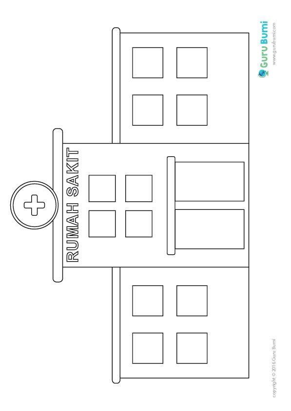 Detail Sketsa Gambar Rumah Sakit Nomer 39