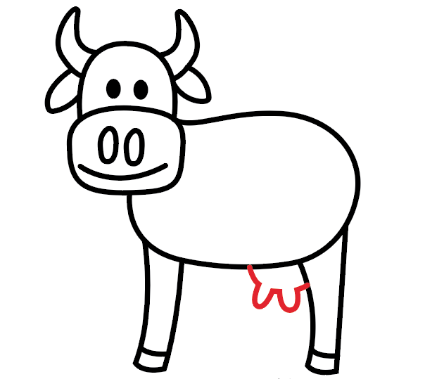 Detail Sketsa Gambar Sapi Nomer 4