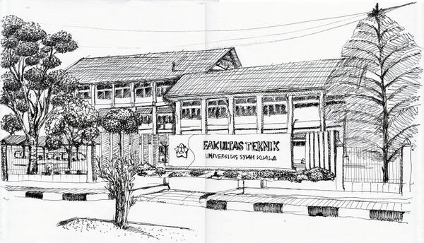 Detail Sketsa Gambar Sekolah Smp Nomer 21