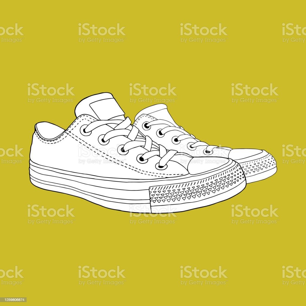 Detail Sketsa Gambar Sepatu Nomer 13