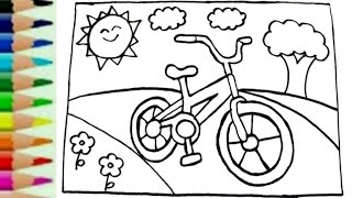 Detail Sketsa Gambar Sepeda Anak Nomer 14