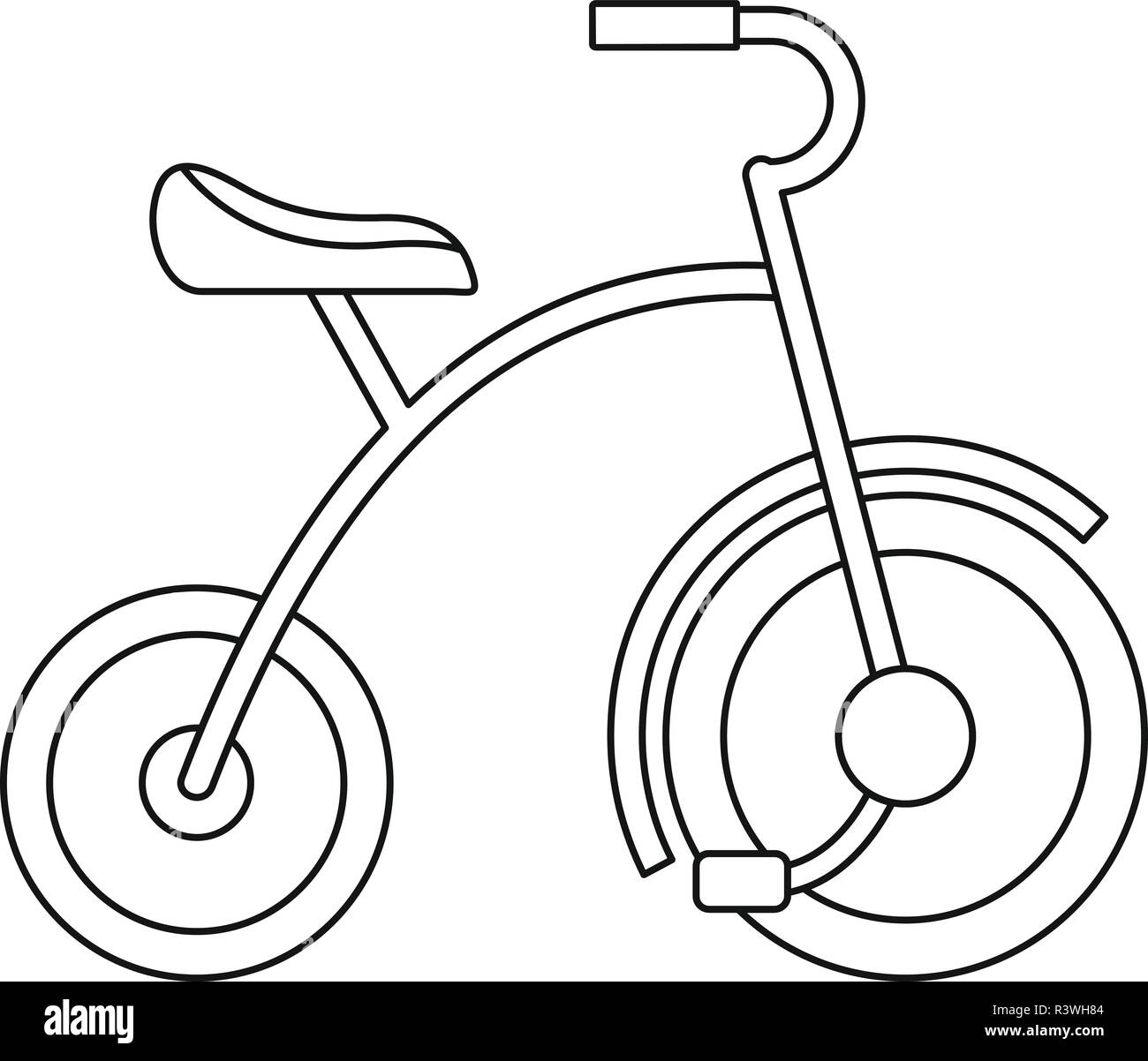 Detail Sketsa Gambar Sepeda Anak Nomer 33