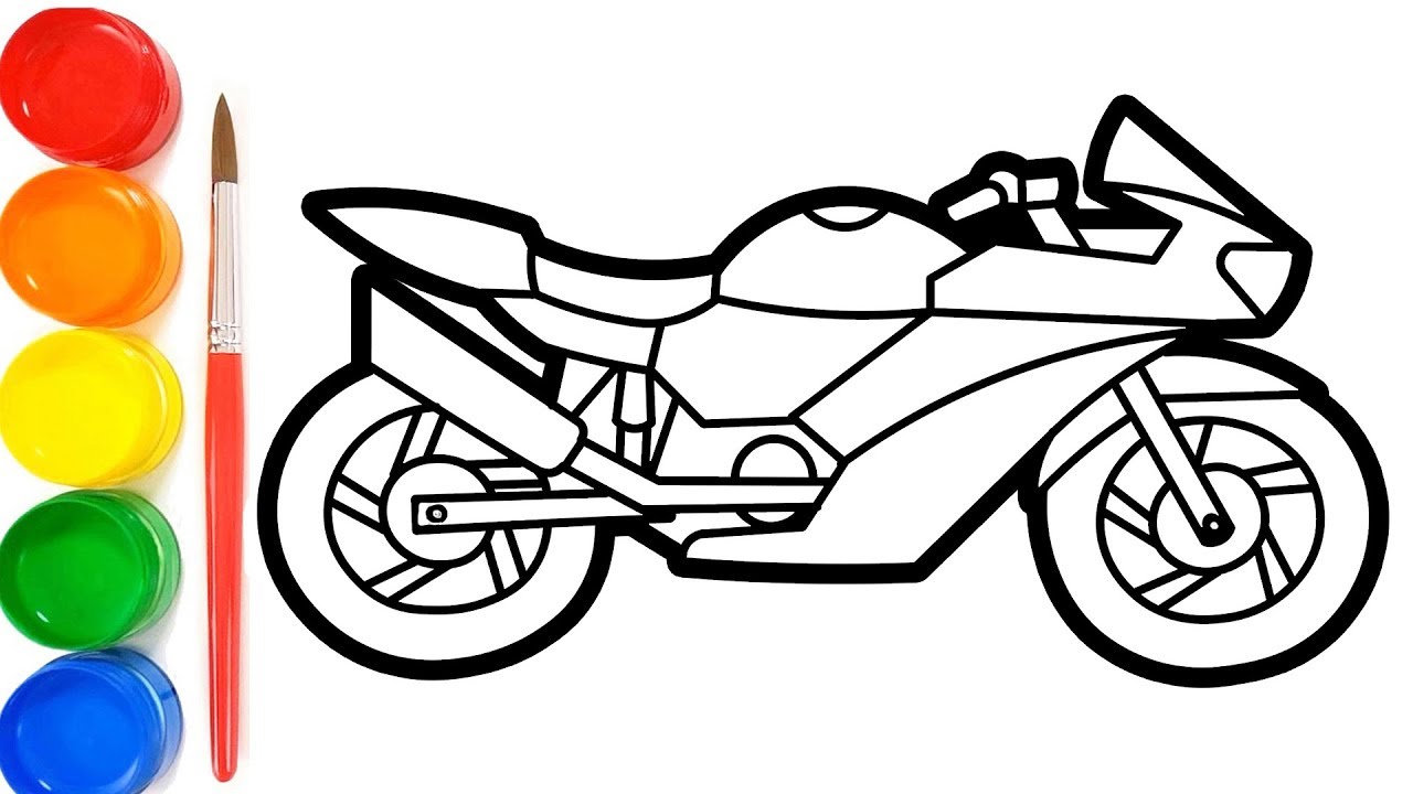 Detail Sketsa Gambar Sepeda Motor Nomer 13