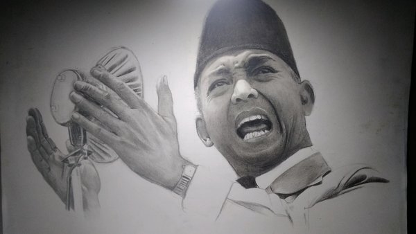 Detail Sketsa Gambar Soekarno Nomer 49