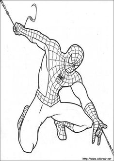 Detail Sketsa Gambar Spiderman Nomer 11