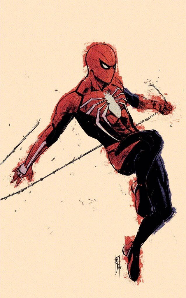 Detail Sketsa Gambar Spiderman Nomer 21
