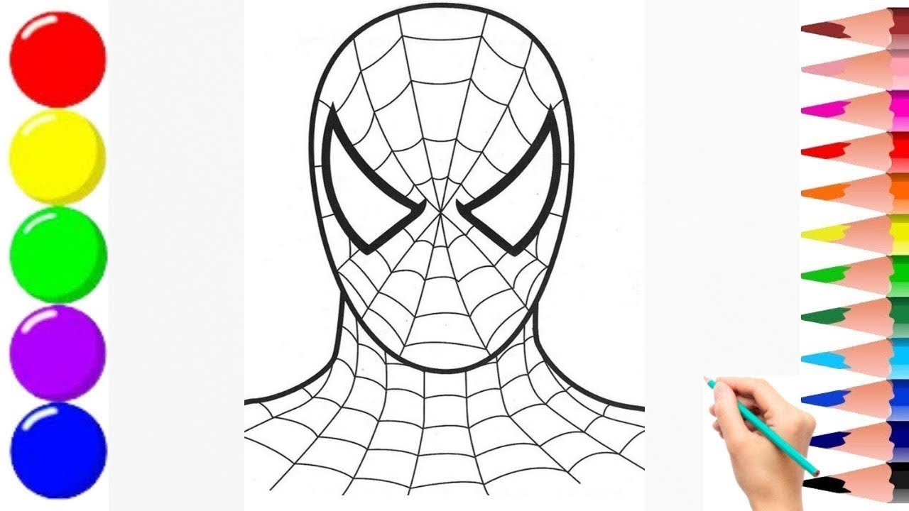 Detail Sketsa Gambar Spiderman Nomer 54