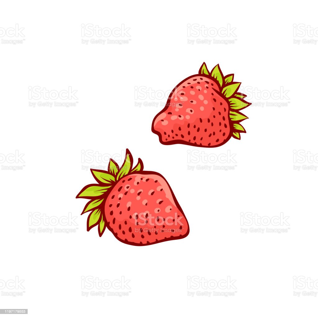 Detail Sketsa Gambar Strawberry Nomer 40
