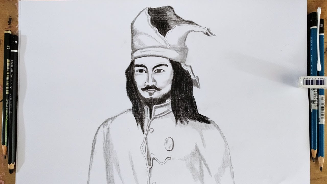 Detail Sketsa Gambar Sultan Hasanudin Nomer 2