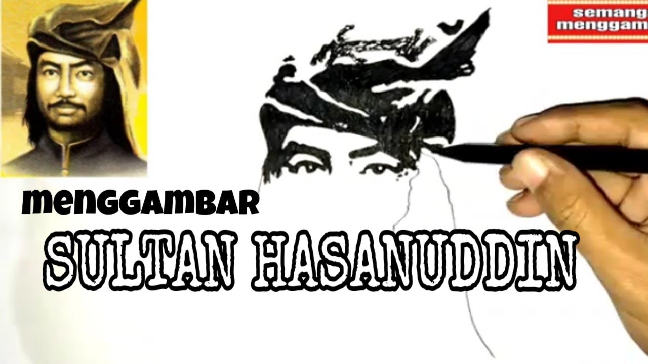 Detail Sketsa Gambar Sultan Hasanudin Nomer 16