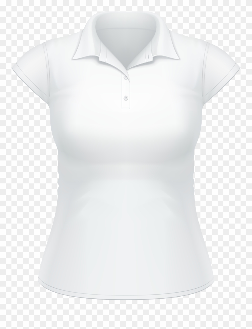 Detail White Polo Shirt Png Nomer 30