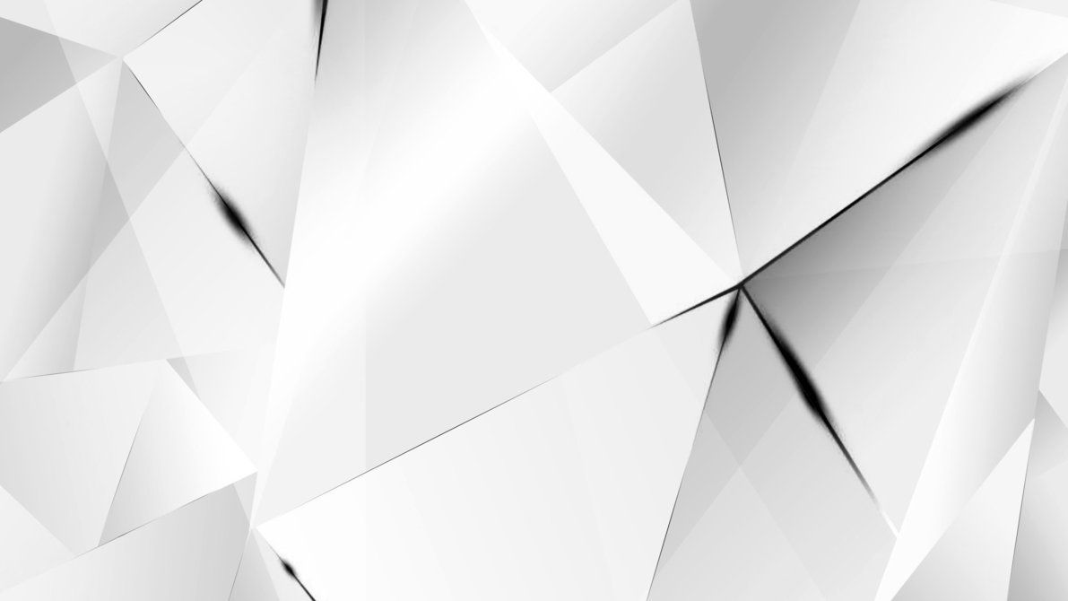 White Polygon Wallpaper - KibrisPDR